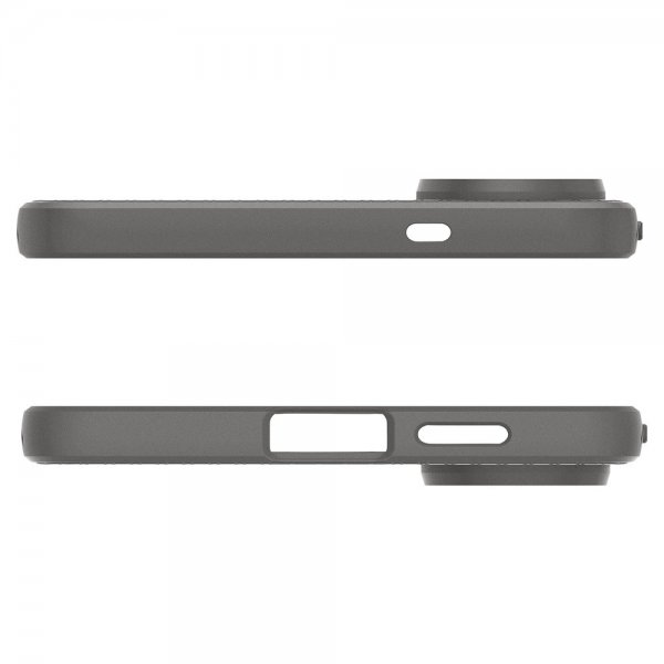 Spigen Samsung Galaxy S25 Edge Skal Liquid Air Marble Gray