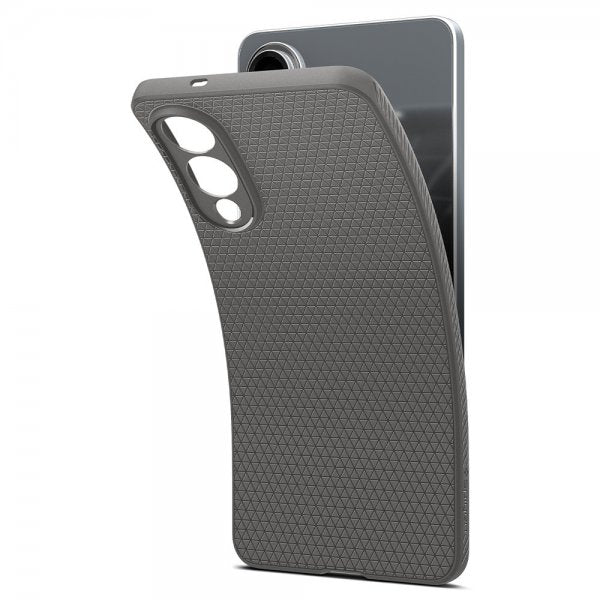 Spigen Samsung Galaxy S25 Edge Skal Liquid Air Marble Gray