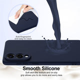 Samsung Galaxy S25 Edge Skal med Strap Silikon MagSafe Mörkblå
