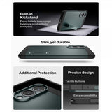 Spigen Samsung Galaxy S25 Edge Skal Tough Armor MagFit Abyss Green
