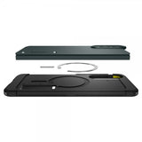 Spigen Samsung Galaxy S25 Edge Skal Tough Armor MagFit Abyss Green