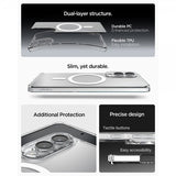 Spigen Samsung Galaxy S25 Edge Skal Ultra Hybrid MagFit Clear White