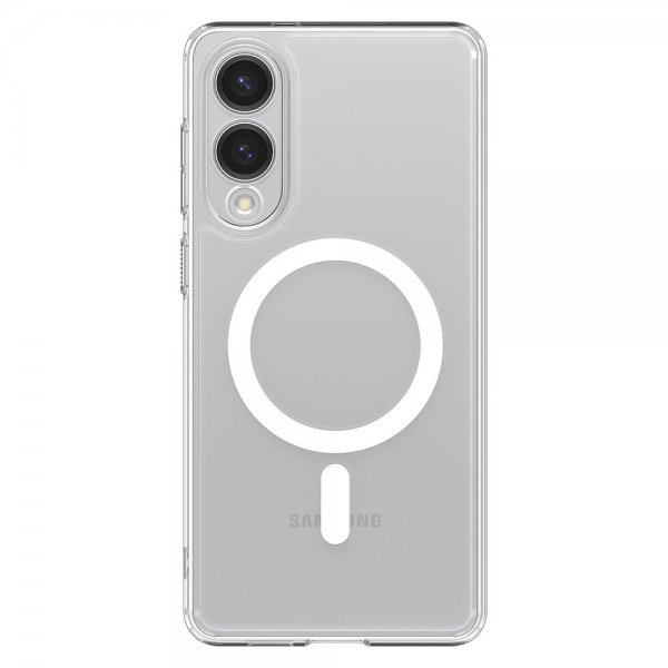 Spigen Samsung Galaxy S25 Edge Skal Ultra Hybrid MagFit Clear White