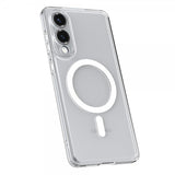 Spigen Samsung Galaxy S25 Edge Skal Ultra Hybrid MagFit Clear White