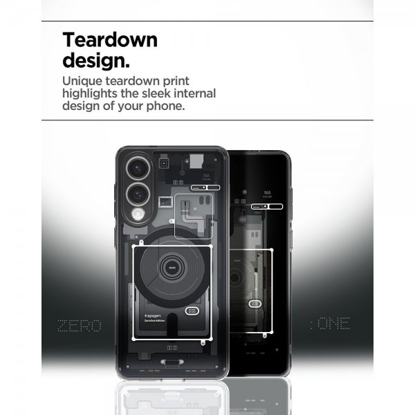 Spigen Samsung Galaxy S25 Edge Skal Ultra Hybrid Zero One MagFit Svart