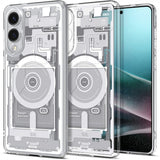 Spigen Samsung Galaxy S25 Edge Skal Ultra Hybrid Zero One MagFit Vit