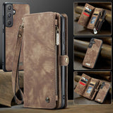 CaseMe Samsung Galaxy S25 FE Fodral 008 Series Löstagbart Skal Brun