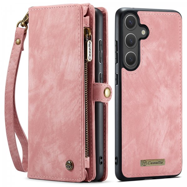 CaseMe Samsung Galaxy S25 FE Fodral 008 Series Löstagbart Skal Rosa