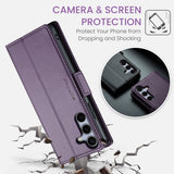 CaseMe Samsung Galaxy S25 FE Fodral 023 Series Lila