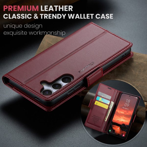 CaseMe Samsung Galaxy S25 FE Fodral 023 Series Röd