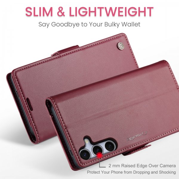 CaseMe Samsung Galaxy S25 FE Fodral 023 Series Röd
