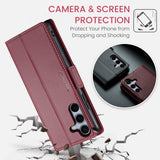 CaseMe Samsung Galaxy S25 FE Fodral 023 Series Röd