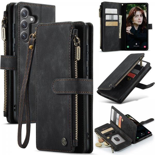 CaseMe Samsung Galaxy S25 FE Fodral C30 Series Svart