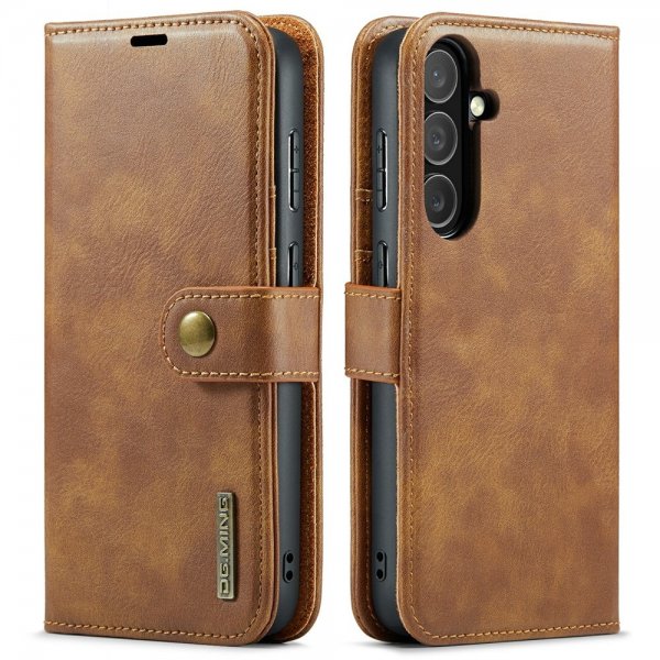 Dg.Ming Samsung Galaxy S25 FE Fodral med Löstagbart Skal Brun