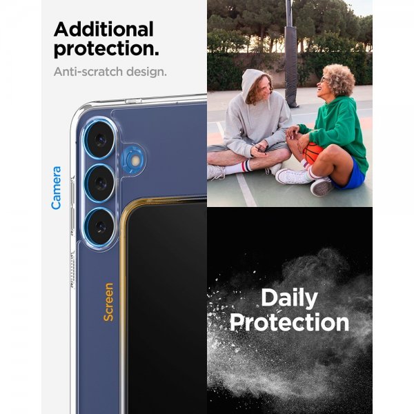 Spigen Samsung Galaxy S25 FE Skal Ultra Hybrid Crystal Clear