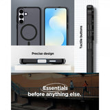 Spigen Samsung Galaxy S25 FE Skal Ultra Hybrid MagFit Frost Black