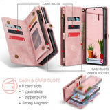 CaseMe Samsung Galaxy S25 Fodral 008 Series Löstagbart Skal Rosa