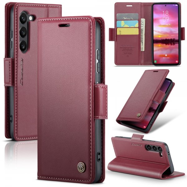 CaseMe Samsung Galaxy S24/S25 Fodral 023 Series Röd