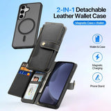 Dux Ducis Samsung Galaxy S25 Fodral 2-i-1 Lawa Series MagSafe Svart