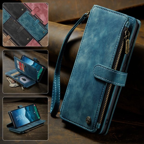 CaseMe Samsung Galaxy S24/S25 Fodral C30 Series Blå