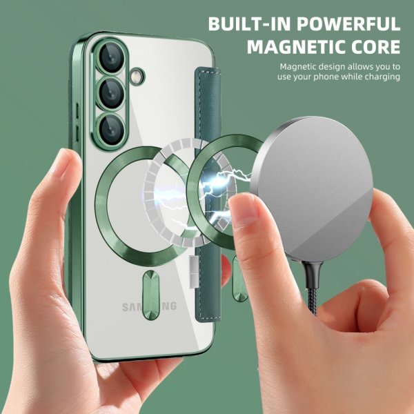 Samsung Galaxy S25 Fodral MagSafe Grön