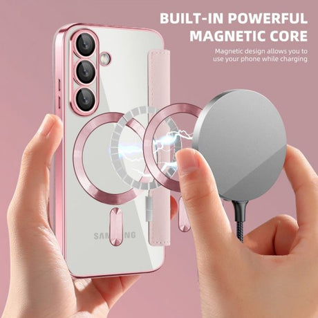 Samsung Galaxy S25 Fodral MagSafe Rosa