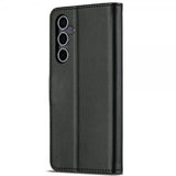 Lc.Imeeke Samsung Galaxy S25 Fodral med Kortfack Stativfunktion Svart