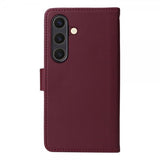 Betopnice Samsung Galaxy S25 Fodral med Löstagbart Skal 005 Röd