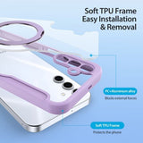 Dux Ducis Samsung Galaxy S25 Fodral Skin X Pro Series Kickstand MagSafe Lila