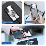 Dux Ducis Samsung Galaxy S25 Fodral Skin X Pro Series Kickstand MagSafe Svart