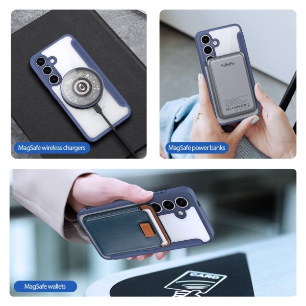 Dux Ducis Samsung Galaxy S25 Fodral Skin X Pro Series MagSafe Blå