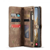 CaseMe Samsung Galaxy S25 Plus Fodral 008 Series Löstagbart Skal Brun