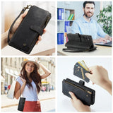 CaseMe Samsung Galaxy S24 Plus/S25 Plus Fodral C30 Series Svart