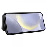 Samsung Galaxy S25 Plus Fodral Kolfibertextur Svart