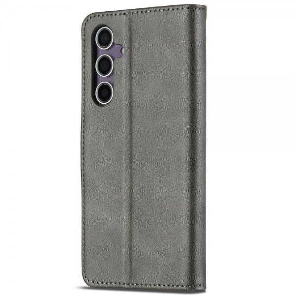Lc.Imeeke Samsung Galaxy S25 Plus Fodral med Kortfack Stativfunktion Grå