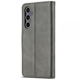 Lc.Imeeke Samsung Galaxy S25 Plus Fodral med Kortfack Stativfunktion Grå