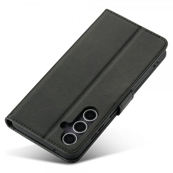 Lc.Imeeke Samsung Galaxy S25 Plus Fodral med Kortfack Stativfunktion Svart