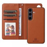 Betopnice Samsung Galaxy S25 Plus Fodral med Löstagbart Skal 005 Brun