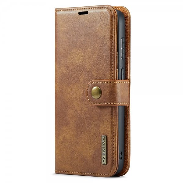 Dg.Ming Samsung Galaxy S25 Plus Fodral med Löstagbart Skal Brun