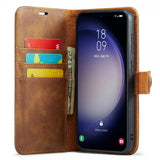 Dg.Ming Samsung Galaxy S25 Plus Fodral med Löstagbart Skal Brun