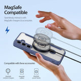 Dux Ducis Samsung Galaxy S25 Plus Fodral Skin X Pro Series Kickstand MagSafe Blå