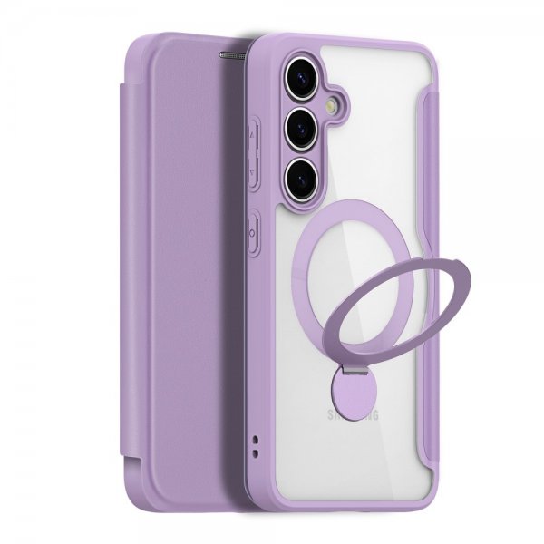 Dux Ducis Samsung Galaxy S25 Plus Fodral Skin X Pro Series Kickstand MagSafe Lila