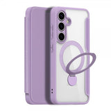 Dux Ducis Samsung Galaxy S25 Plus Fodral Skin X Pro Series Kickstand MagSafe Lila