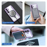 Dux Ducis Samsung Galaxy S25 Plus Fodral Skin X Pro Series Kickstand MagSafe Lila