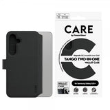 CARE by PanzerGlass Samsung Galaxy S25 Plus Fodral Tango Two-in-One Wallet MagSafe Svart