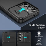 Samsung Galaxy S25 Plus Skal Camera Slide Svart