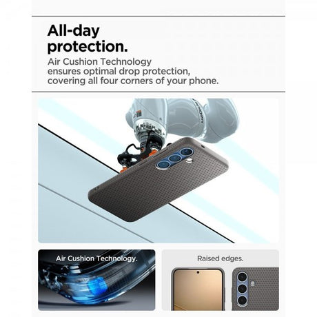 Spigen Samsung Galaxy S25 Plus Skal Liquid Air Marble Gray