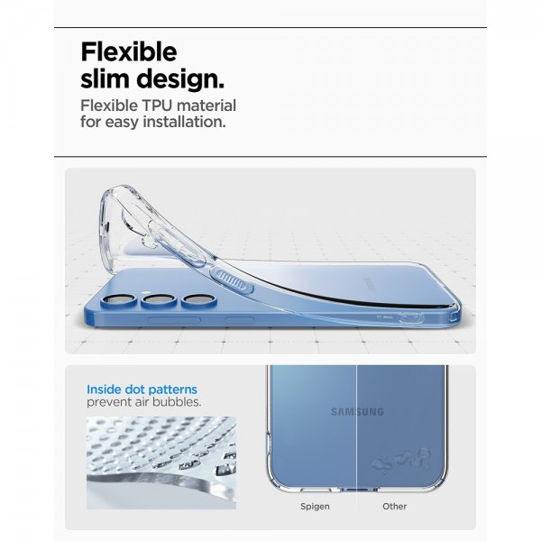 Spigen Samsung Galaxy S25 Plus Skal Liquid Crystal Crystal Clear