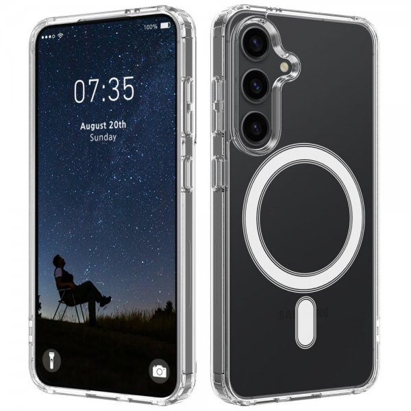 Samsung Galaxy S25 Plus Skal MagSafe Transparent