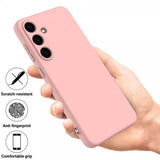 Samsung Galaxy S25 Plus Skal med Strap Silikon Rosa